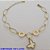 PULSEIRA NO BRUTO PRONTO PARA O BANHO -  PULSEIRA COM ELEMENTOS VAZADOS E PINGENTE BORBOLETA TIPO VAN CLEEF MADRE PÉROLA 15MM - TAMANHO: 18CM + EXTENSOR - PESO: 3,6GR - BRU12645 - Imagem 1