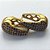 BRINCO NO BRUTO PRONTO BANHO(TTUU)(CX02) - BRINCO ARGOLA CRAVEJADO EM MICROS ZIRCÔNIAS AZUIS - (TRANQUETA) TAMANHO 19MM - LARGURA: 8MM - PESO TOTAL 6GR -  BRU12703 - Imagem 2