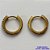BRINCO NO BRUTO PRONTO BANHO(TTUU)(CX01) - BRINCO ARGOLA COM DUAS FILEIRAS EM MICROS ZIRCÔNIAS - (TRANQUETA) TAMANHO 16MM - LARGURA: 2,5MM - PESO TOTAL 3,6GR - BRU12713 - Imagem 1
