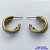 BRINCO NO BRUTO PRONTO BANHO(TTUU)(CX01)- BRINCO DE PINO ARGOLA CRAVEJADO EM MICROS ZIRCÔNIAS COLORIDAS - TAMANHO 18MM - LARGURA: 10MM - PESO TOTAL 5,2GR - BRU12722 - Imagem 1