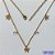 SHOCKER BRUTO PRONTO PARA BANHO(CX70) - SHOCKER COM CORRENTE CADEADO E PINGENTES COM STRASS E GRAVATINHAS  - TAMANHO 40CM + EXTENSOR - PESO: 2,3GR - FECHO LAGOSTA - BRU12743 - Imagem 1