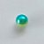 ACESSÓRIO NO BRUTO PRONTO PARA O BANHO - PÉROLA VERDE MESCLADA 8MM COM FURO PASSANTE - PESO 0,5GR - VENDIDA POR UNIDADE - BRU0002173 - Imagem 2