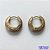 BRINCO NO BRUTO PRONTO PARA O BANHO(CX124) - BRINCO ARGOLA (TRANQUETA) - TAMANHO 13MM LARGURA 3MM - PESO TOTAL 4GR - COMPOSIÇÃO: 100% LATÃO - BRU12776 - Imagem 1