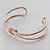PULSEIRA (BRACELETE) NO BRUTO PRONTO PARA O BANHO - BRACELETE COM DETALHE EM NÓ - PESO 9GR - AJUSTÁVEL - BRU12780 - Imagem 1
