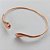 PULSEIRA (BRACELETE) NO BRUTO PRONTO PARA O BANHO(CX126) - BRACELETE GOTA - PESO 4,4GR - AJUSTÁVEL - BRU12782 - Imagem 1