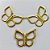 ACESSÓRIO NO BRUTO PRONTO PARA O BANHO (CX22) - BORBOLETA 24X30MM (17) - PESO 2,6GR - COMPOSIÇÃO: 100% LATÃO - BRU0002209 - Imagem 2