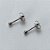 BRINCO EM AÇO INOXIDÁVEL - BRINCO BOLINHA - TAMANHO 2,5MM - COMPOSIÇÃO: AÇO INOXIDÁVEL -  AÇO1010 - Imagem 2
