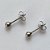 BRINCO EM AÇO INOXIDÁVEL - BRINCO BOLINHA - TAMANHO 4MM - COMPOSIÇÃO: AÇO INOXIDÁVEL -  AÇO1011 - Imagem 2