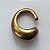 BRINCO NO BRUTO PARA BANHO (CX25) - EAR CUFF - TAMANHO 13X18MM (VENDIDO POR UNIDADE) - PESO 2,6GR - BRU12831 - Imagem 2