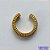 BRINCO NO BRUTO PARA BANHO(CX80) - EAR CUFF COM ZIRCÔNIAS - TAMANHO 2X12MM (VENDIDO POR UNIDADE) - PESO 1,3GR - BRU12833 - Imagem 1
