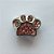 BERLOQUE EM AÇO INOXIDÁVEL (CX27) - BERLOQUE PARA PULSEIRAS TIPO PANDORA - PATINHA COM ZIRCÔNIAS ROSAS 8X10MM (BQ002293 C025) - COMPOSIÇÃO 100% AÇO INOXIDÁVEL - AÇO1051 - Imagem 2