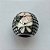 BERLOQUE EM AÇO INOXIDÁVEL (CX27) - BERLOQUE PARA PULSEIRAS TIPO PANDORA - REDONDO COM FLORES 10MM (BQ002389) - COMPOSIÇÃO 100% AÇO INOXIDÁVEL - AÇO1053 - Imagem 2