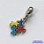 BERLOQUE EM AÇO INOXIDÁVEL(CX27) - BERLOQUE PARA PULSEIRAS TIPO PANDORA - AUTISMO 12X12MM (BQ002570) - COMPOSIÇÃO 100% AÇO INOXIDÁVEL - AÇO1054 - Imagem 1