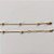 PULSEIRA NO BRUTO PRONTO PARA O BANHO - CORRENTE CADEADO COM BOLINHAS 3MM - TAMANHO 18CM + EXTENSOR - PESO 1,5GR - BRU12886 - Imagem 2