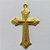 ACESSÓRIO NO BRUTO PRONTO PARA O BANHO (CX29) - ACESSÓRIO CRUCIFIXO RETICULADO 32MM (604) -  PESO TOTAL 1,7GR - COMPOSIÇÃO: 100% LATÃO - BRU0002315 - Imagem 2