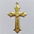 ACESSÓRIO NO BRUTO PRONTO PARA O BANHO (CX29) - ACESSÓRIO CRUCIFIXO 40MM (605) -  PESO TOTAL 2,8GR - COMPOSIÇÃO: 100% LATÃO - BRU0002316 - Imagem 2