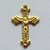 ACESSÓRIO NO BRUTO PRONTO PARA O BANHO (CX29)- ACESSÓRIO CRUCIFIXO COM DOIS FUROS 15MM (2362) -  PESO TOTAL 0,3GR - COMPOSIÇÃO: 100% LATÃO - BRU0002321 - Imagem 2