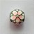 BERLOQUE EM AÇO INOXIDÁVEL(CX27) - BERLOQUE PARA PULSEIRAS TIPO PANDORA - REDONDO COM FLORES E ZIRCÔNIAS 17MM (BQ002169) - COMPOSIÇÃO 100% AÇO INOXIDÁVEL - AÇO1085 - Imagem 2