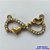 PINGENTE NO BRUTO PRONTO PARA O BANHO (CX31) - PINGENTE INFINITO COM CORAÇÕES CRAVEJADO EM MICRO ZIRCÔNIAS CRISTAIS - COMPOSIÇÃO: LATÃO / ZIRCÔNIA - TAMANHO 12X26MM - PESO TOTAL 2,1GR - BRU0002328 - Imagem 1