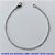 PULSEIRA EM AÇO INOXIDÁVEL - (ACO08) TAMANHO 18CM - LARGURA 2,2MM - FECHO LAGOSTA - COMPOSIÇÃO: AÇO INOXIDÁVEL - AÇO1091 - Imagem 1