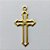 ACESSÓRIO NO BRUTO PRONTO PARA O BANHO (CX37) - ACESSÓRIO CRUCIFIXO VAZADO 14X28MM (05) - PESO: 0,6GR - COMPOSIÇÃO: 100% LATÃO - BRU0002338 - Imagem 2