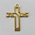 ACESSÓRIO NO BRUTO PRONTO PARA O BANHO (CX35) - ACESSÓRIO CRUCIFIXO VAZADO COM PALAVRA JESUS 22X27MM (931) - PESO: 0,8GR - COMPOSIÇÃO: 100% LATÃO - BRU0002343 - Imagem 2