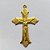 ACESSÓRIO NO BRUTO PRONTO PARA O BANHO (CX33) - ACESSÓRIO CRUCIFIXO 40MM (605) - PESO: 1,3GR - COMPOSIÇÃO: 100% LATÃO - BRU0002350 - Imagem 2