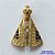 PINGENTE NO BRUTO PRONTO PARA O BANHO (CX27) - (PX000126 C001) PINGENTE NOSSA SRA APARECIDA CRAVEJADO EM MICROS ZIRCÔNIAS AZUIS E CRISTAIS 14X19MM - PESO TOTAL 1,3GR - COMPOSIÇÃO: LATÃO / ZIRCÔNIA - BRU13029 - Imagem 1