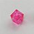 ACESSÓRIO NO BRUTO PRONTO PARA O BANHO(CX67) - CUBINHO EM ACRÍLICO PINK 8MM COM FURO PASSANTE - PESO 0,4GR - BRU0002409 - Imagem 2