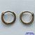 BRINCO NO BRUTO PRONTO PARA O BANHO (CX42) - BRINCO ARGOLA COM CORAÇÃO COM UMA FILEIRA EM MICROS ZIRCÔNIAS - COMPOSIÇÃO: LATÃO / ZIRCÔNIA - TAMANHO 14MM - PESO TOTAL 2,1GR - BRU13062 - Imagem 2