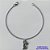 PULSEIRA EM AÇO INOXIDÁVEL (CX39) - (ACO01) TAMANHO 18CM - LARGURA 1MM - PINGENTE GATINHO 9X15MM - FECHO LAGOSTA - COMPOSIÇÃO: AÇO INOXIDÁVEL -  AÇO1102 - Imagem 1
