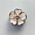 BERLOQUE EM AÇO INOXIDÁVEL(CX42) - BERLOQUE PARA PULSEIRAS TIPO PANDORA - FLOR COM ZIRCÔNIA NO CENTRO 11MM (BQ002168) - COMPOSIÇÃO 100% AÇO INOXIDÁVEL - AÇO1110 - Imagem 2