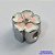 BERLOQUE EM AÇO INOXIDÁVEL(CX42) - BERLOQUE PARA PULSEIRAS TIPO PANDORA - FLOR COM ZIRCÔNIA NO CENTRO 11MM (BQ002168) - COMPOSIÇÃO 100% AÇO INOXIDÁVEL - AÇO1110 - Imagem 1