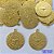ACESSÓRIO NO BRUTO PRONTO PARA O BANHO (CX42) - (2364) PINGENTE REDONDO ESPÍRITO SANTO COM DIZERES 25MM - PESO TOTAL 3,8GR - COMPOSIÇÃO: 100% LATÃO - BRU0002505 - Imagem 1