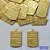 ACESSÓRIO NO BRUTO PRONTO PARA O BANHO (CX40) - (3869) PLACA FILHA COM AMOR MÃE 20MM - PESO TOTAL 0,8GR - COMPOSIÇÃO: 100% LATÃO - BRU0002506 - Imagem 1