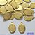 ACESSÓRIO NO BRUTO PRONTO PARA O BANHO(CX42) - (3268) PINGENTE OVAL ESPÍRITO SANTO COM ORAÇÃO 20MM - PESO TOTAL 1GR - COMPOSIÇÃO: 100% LATÃO - BRU0002512 - Imagem 1