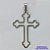 PINGENTE EM AÇO INOXIDÁVEL - PINGENTE CRUCIFIXO VAZADO 24X36MM - COMPOSIÇÃO 100% AÇO INOXIDÁVEL- AÇO1125 - Imagem 1