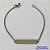 PULSEIRA EM AÇO INOXIDÁVEL(CX115) - (AÇO01) PULSEIRA COM PLAQUINHA PARA GRAVAÇÃO - TAMANHO 18CM - FECHO LAGOSTA - COMPOSIÇÃO: AÇO INOXIDÁVEL - AÇO1128 - Imagem 1
