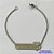 PULSEIRA EM AÇO INOXIDÁVEL - (AÇO01) PULSEIRA INFANTIL MENINA COM PLAQUINHA PARA GRAVAÇÃO - TAMANHO 15CM - FECHO LAGOSTA - COMPOSIÇÃO: AÇO INOXIDÁVEL - AÇO1130 - Imagem 1