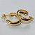 BRINCO FOLHEADO A OURO - BANHADO COM 5 MILÉSIMOS + VERNIZ DIAMOND - (ARJ769) BRINCO DE ARGOLA 5X19MM - OURO056 - Imagem 2