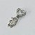 PINGENTE NO BRUTO PRONTO PARA O BANHO (CX41)- (MAD) PINGENTE CORAÇÃO VAZADO COM MENINO COM MICROS ZIRCÔNIAS 24MM - PESO 0,6GR - BRU13122 - Imagem 2