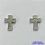 BRINCO NO BRUTO PRONTO PARA O BANHO (CX41) - (MAD) BRINCO CRUCIFIXO COM MICROS ZIRCÔNIAS 18X23MM - PESO 1,6GR - BRU13126 - Imagem 1