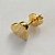 BRINCO FOLHEADO A OURO - BANHADO COM 5 MILÉSIMOS + VERNIZ DIAMOND - (BRJ2888) BRINCO DE PINO COM CORAÇÃO 7MM - OURO081 - Imagem 2