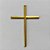 ACESSÓRIO NO BRUTO PRONTO PARA O BANHO(CX45) - (V1818) PINGENTE CRUCIFIXO 32X47MM - COMPOSIÇÃO: 100% LATÃO - PESO: 1,1GR - BRU0002554 - Imagem 2