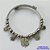 PULSEIRA (BRACELETE) EM AÇO INOXIDÁVEL(CX46) - PULSEIRA COM BERLOQUES EM TREVOS - COMPOSIÇÃO: AÇO INOXIDÁVEL - AÇO1162 - Imagem 1