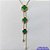 GARGANTILHA EM AÇO INOXIDÁVEL(CX46) - GARGANTILHA DOURADA 45CM COM PINGENTES TIPO VAN CLEEF E ZIRCÔNIAS - COMPOSIÇÃO: AÇO INOXIDÁVEL - AÇO1169 - Imagem 2
