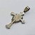 PINGENTE EM AÇO INOXIDÁVEL(CX48) - PINGENTE CRUCIFIXO 23X34MM - COMPOSIÇÃO: AÇO INOXIDÁVEL - AÇO1177 - Imagem 2