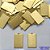 ACESSÓRIO NO BRUTO PRONTO PARA O BANHO(CX57) - (4556) PLAQUINHA RETANGULAR PARA GRAVAÇÃO 12X19MM - PESO: 1,5GR - COMPOSIÇÃO: 100% LATÃO - BRU0002572 - Imagem 1