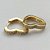 BRINCO FOLHEADO A OURO - BANHADO COM 5 MILÉSIMOS + VERNIZ DIAMOND - (BRT078D) BRINCO DE TRIO ARGOLA CORAÇÃO CRAVEJADO EM MICROS ZIRCÔNIAS - TAMANHOS: 10/12/15MM - OURO092 - Imagem 2