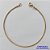PULSEIRA EM AÇO INOXIDÁVEL(CX49) - PULSEIRA RABO DE RATO DOURADA 20CM - GARANTIA: 06 MESES - ACO1192 - Imagem 1
